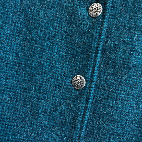 Vintage Woolrich Spruce Green Wool Button Front Classic Women’s Jacket - Picture 10 of 12